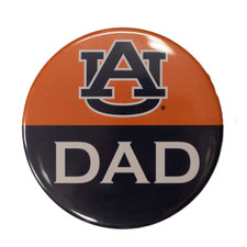 orange and navy AU dad button